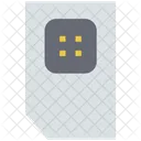 Sim Tarjeta Telefono Icono