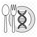 Pruebas De ADN Genetica Planificacion De La Dieta Icono