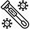 Prueba de coronavirus  Icono