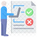 Prueba De Habilidad Prueba Resultado Icono