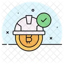 Prueba De Trabajo Criptomoneda Bitcoin Icon