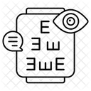 Examen De La Vista Examen De La Vision Tabla Optometrica Icono