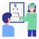 Examen De La Vista Chequeo De La Vista Optometrista Icono