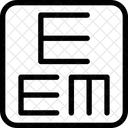 Medica Ojo Prueba Icono