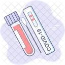 Coronavirus Pandemia Prueba Pcr Icono