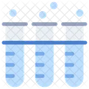 Prueba Quimica Tubos De Ensayo Aparatos De Laboratorio Icono