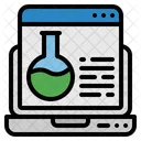 Prueba química en línea  Icono