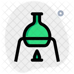 Quemadura de prueba de Erlenmeyer  Icono