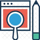 Pruebas Web Lupa Icono