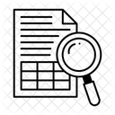 Prufpfad Prufergebnisse Prufbericht Symbol