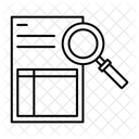 Prufpfad Prufergebnisse Prufbericht Symbol