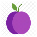 Prune Fruit Nourriture Icône