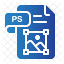 Ps File Extension Files And Folders Icon