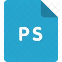 Ps Adobe Archivo Icono