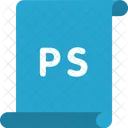 Ps Adobe Archivo Icono