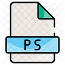 Ps Datei Datei Dokument Icon