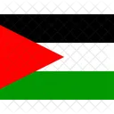 Ps Etat De La Palestine Drapeaux Iso Icône