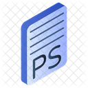 Ps File File Format Filetype Icon