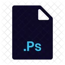Ps Type Ps Format Adobe Photoshop Icon