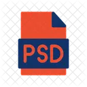 Psd、ファイル、フォーマット アイコン