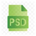 Psd、ファイル、フォーマット アイコン