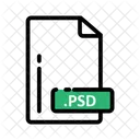 Psd Document Extension Icon