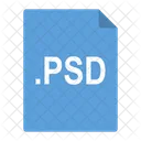 PSD Fichier Format Icône