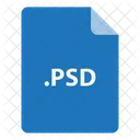 Psd、ファイル、フォーマット アイコン