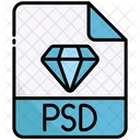 Psd File Extension File Format アイコン