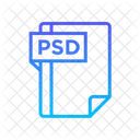 Psd Datei Psd Dateien Und Ordner Symbol