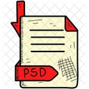Psd extention  Icon