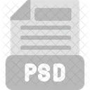 Psdファイル、 Photoshopドキュメント、 Adobe Photoshop形式の画像ファイル アイコン