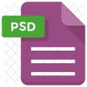 Psd File Sheet Icon
