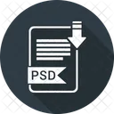 Psd Extension Document Icon