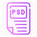 Psd File Document Format Icon