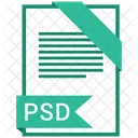 Psd Format Document Icon