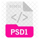 Psd 1 File Format Icon