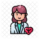 Psiquiatra Doctor Sonrisa Icono