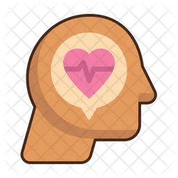 Psychische Gesundheit Emoji Symbol