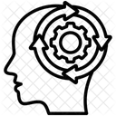 Psychographie Humain Tete Icône