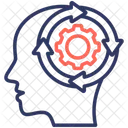 Psychographie Humain Tete Icône