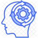 Psychographie Humain Tete Icône