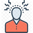 Psychological Head Optimistic Icon