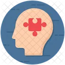 Psychology Brainteaser Jigsaw Icon