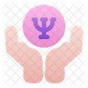 Psychology Hands Holding Icon