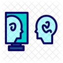 Psychology Consultant Mental Health Online Therapy Icon