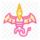 Pteranodon Dinosaur Animal Icon