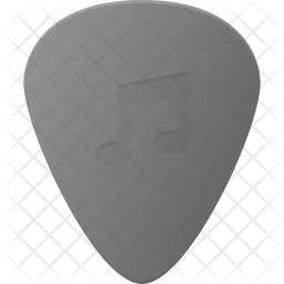 Púa de guitarra  Icono