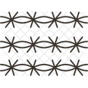 Alambre De Puas Afilado Icono