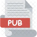Pub Pub File Pub Format Icon